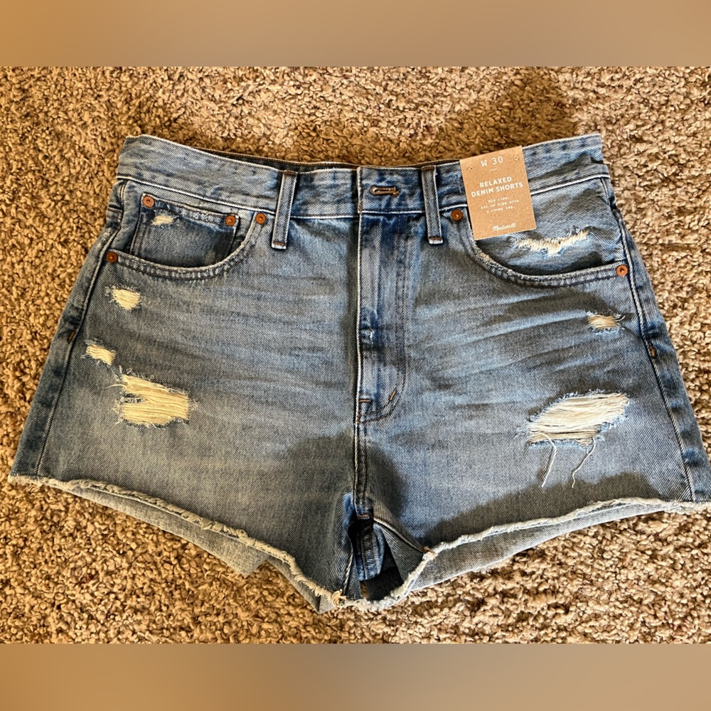 Madewell Relaxed Denim Shorts - Picture 2 of 4